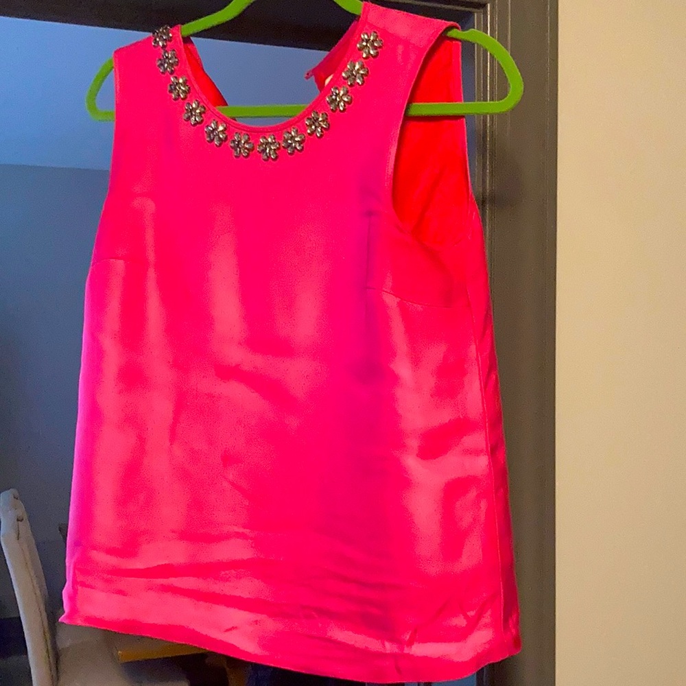 Beautiful Pink embellished Kate Spade blouse